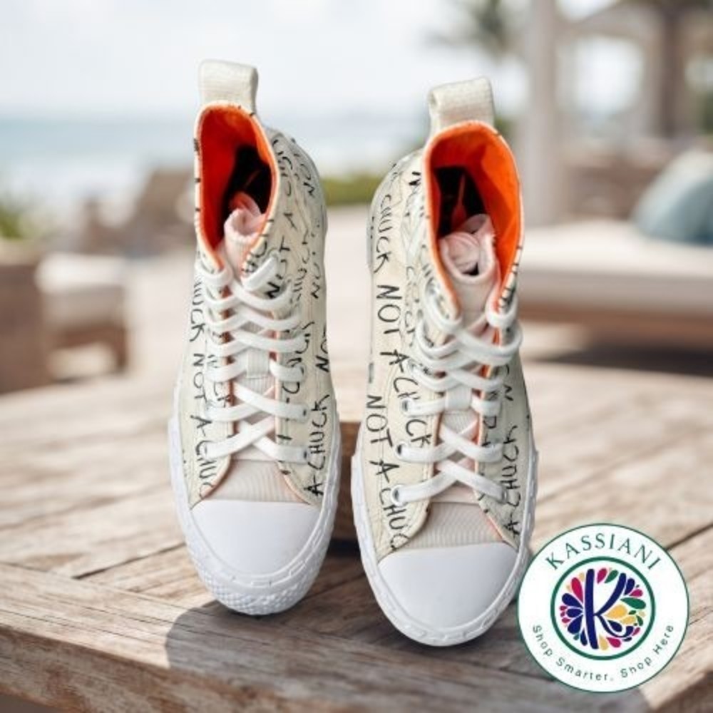 CONVERSE Not A Chuck Little Kids High Top White Canvas Sneakers 373170C – Size 2